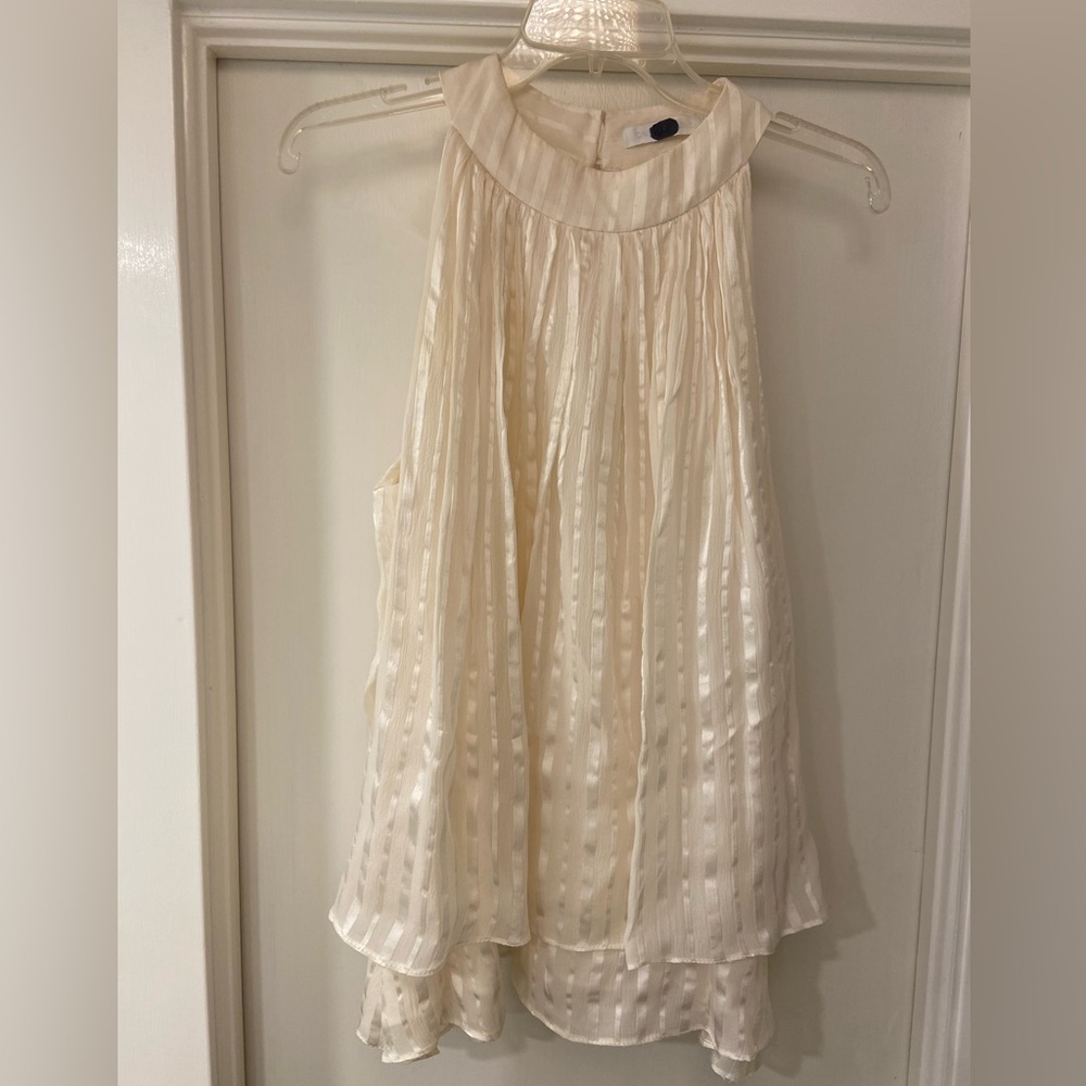 Anne Fontaine white sleeveless top